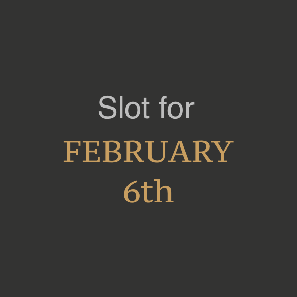 February 6th Sponsorship Slot