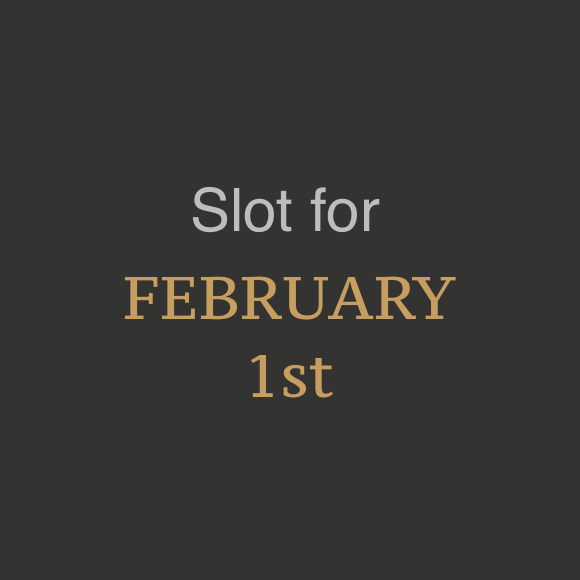 February 1st Sponsorship Slot