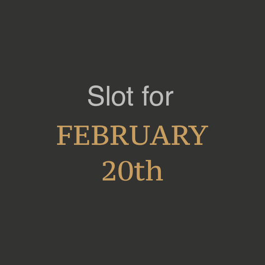 February 20th Sponsorship Slot
