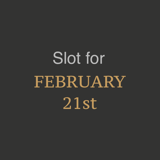 February 21st Sponsorship Slot